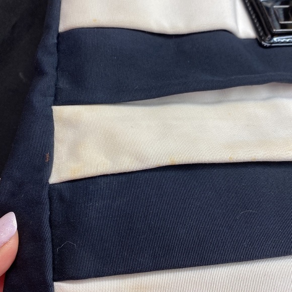 Auth. Chanel 2.55 Reissue Black & White Tote Bag - Picture 12 of 17